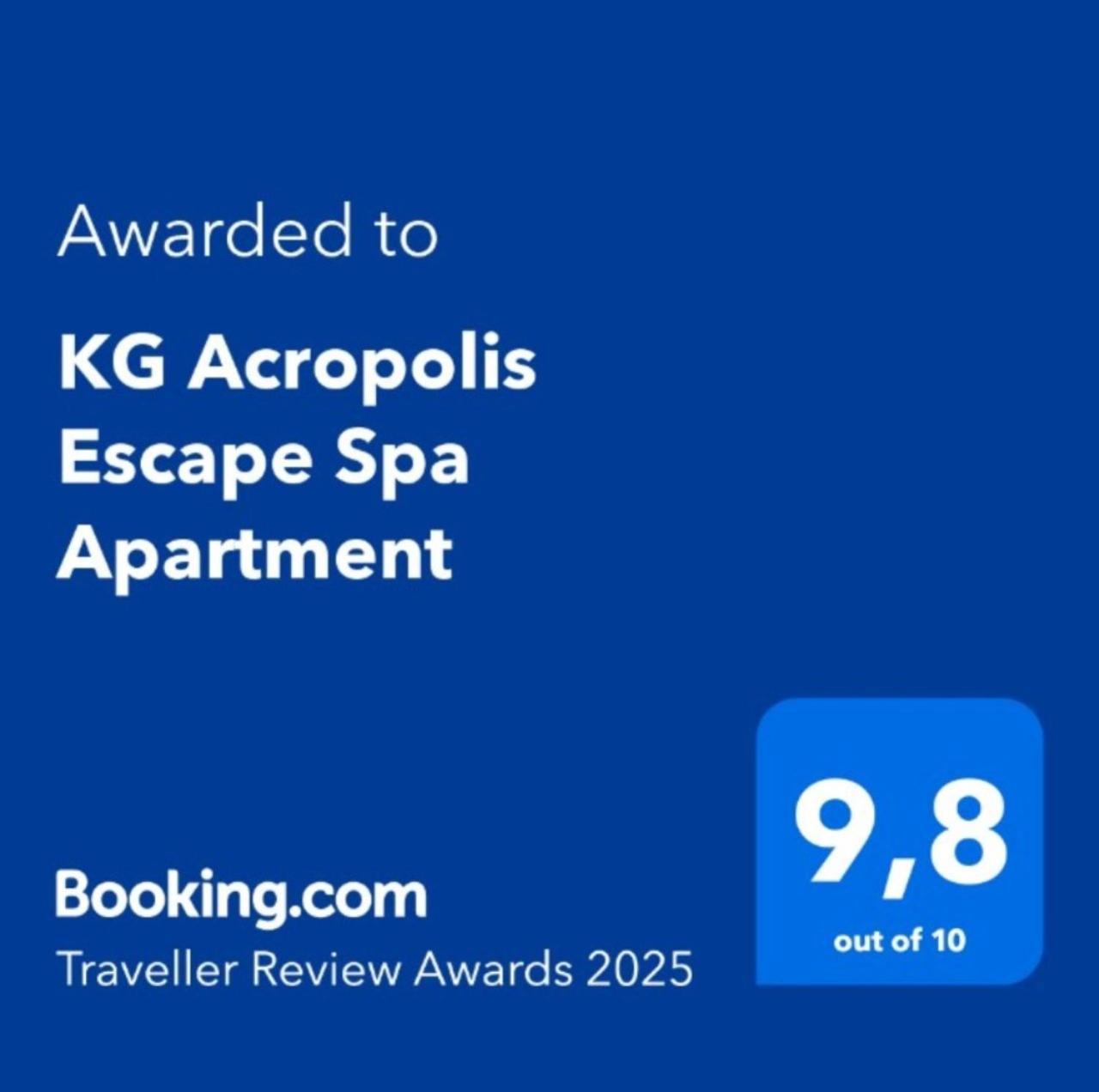 Kg Acropolis Escape Spa Apartment Atenas Exterior foto
